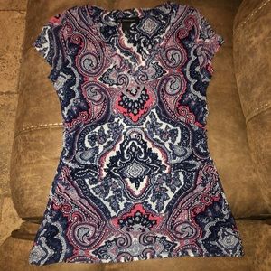 2/$10🛍INC Pattern Top